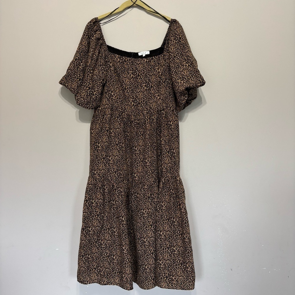 Calista Leopard Print‎  Dress